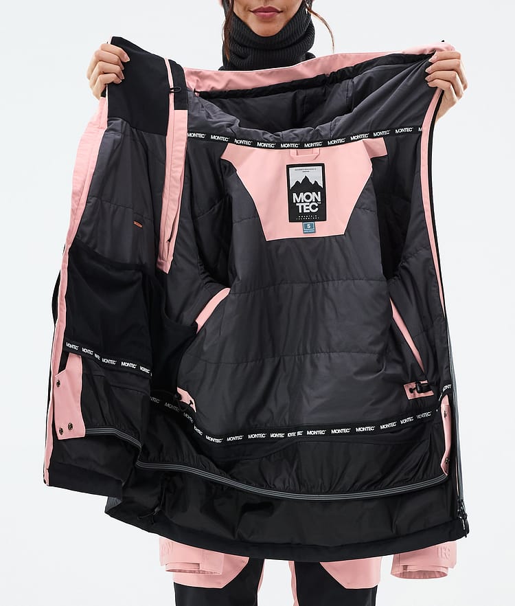 Montec Doom W Snowboardjakke Dame Soft Pink/Black Renewed, Bilde 11 av 11