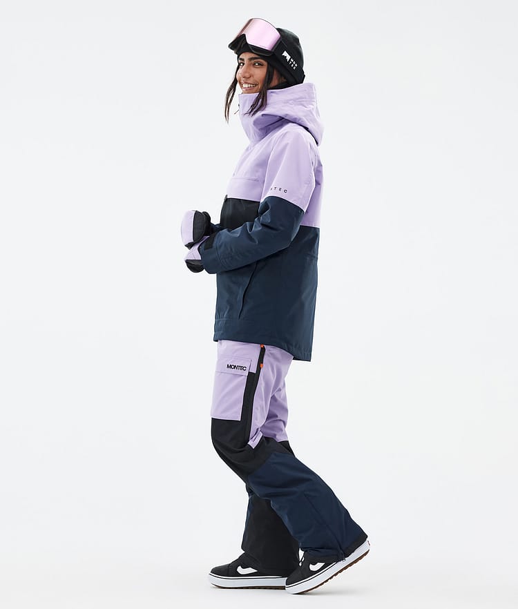 Montec Dune W Snowboardjakke Dame Faded Violet/Black/Dark Blue, Bilde 3 av 8