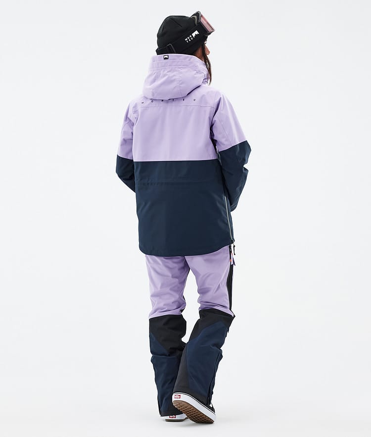 Montec Dune W Snowboardjakke Dame Faded Violet/Black/Dark Blue, Bilde 4 av 8