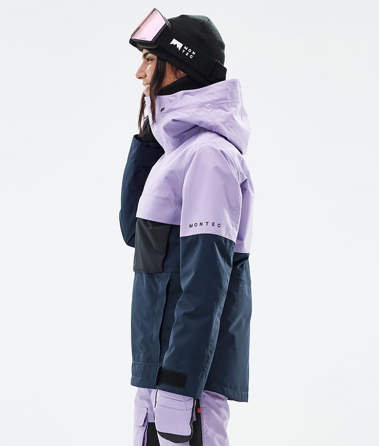 Montec Dune W Snowboardjakke Dame Faded Violet/Black/Dark Blue, Bilde 5 av 8