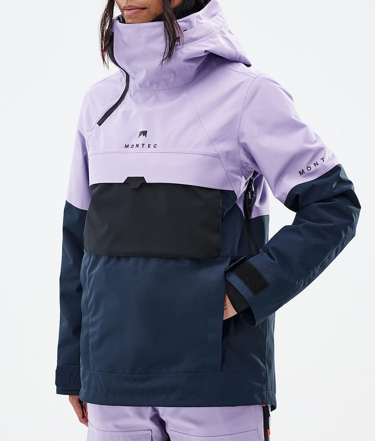 Montec Dune W Snowboardjakke Dame Faded Violet/Black/Dark Blue, Bilde 7 av 8