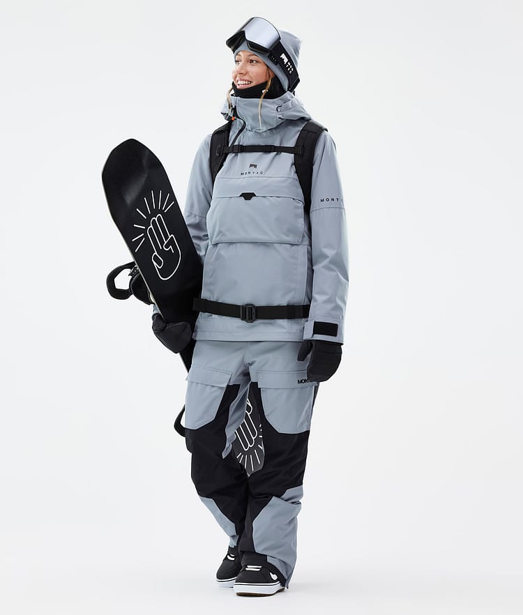 Montec Dune W Snowboardjakke Dame Soft Blue, Bilde 3 av 9