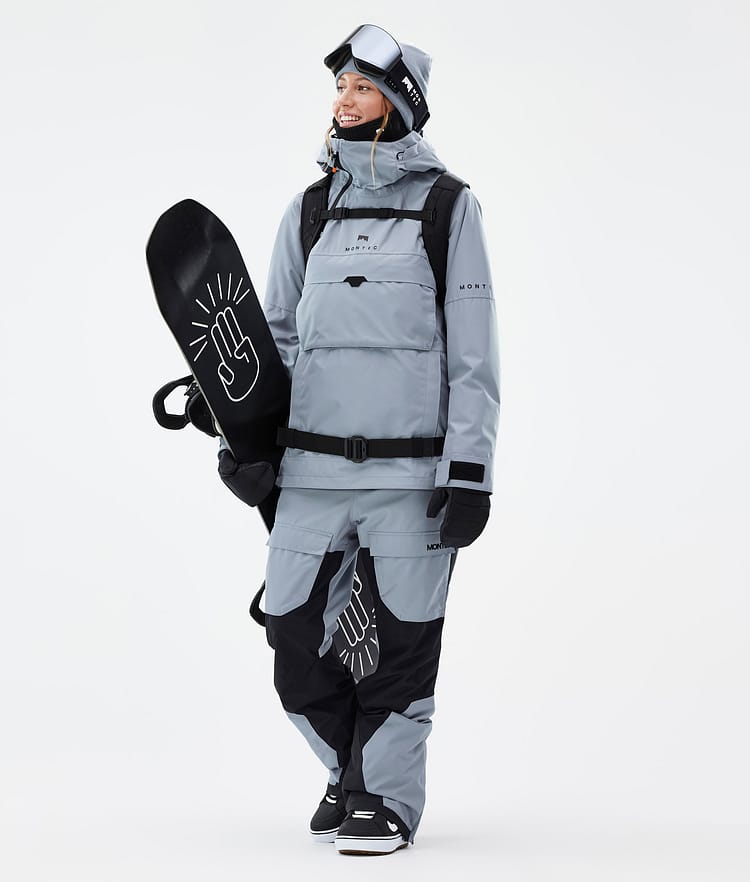 Montec Dune W Snowboardjakke Dame Soft Blue