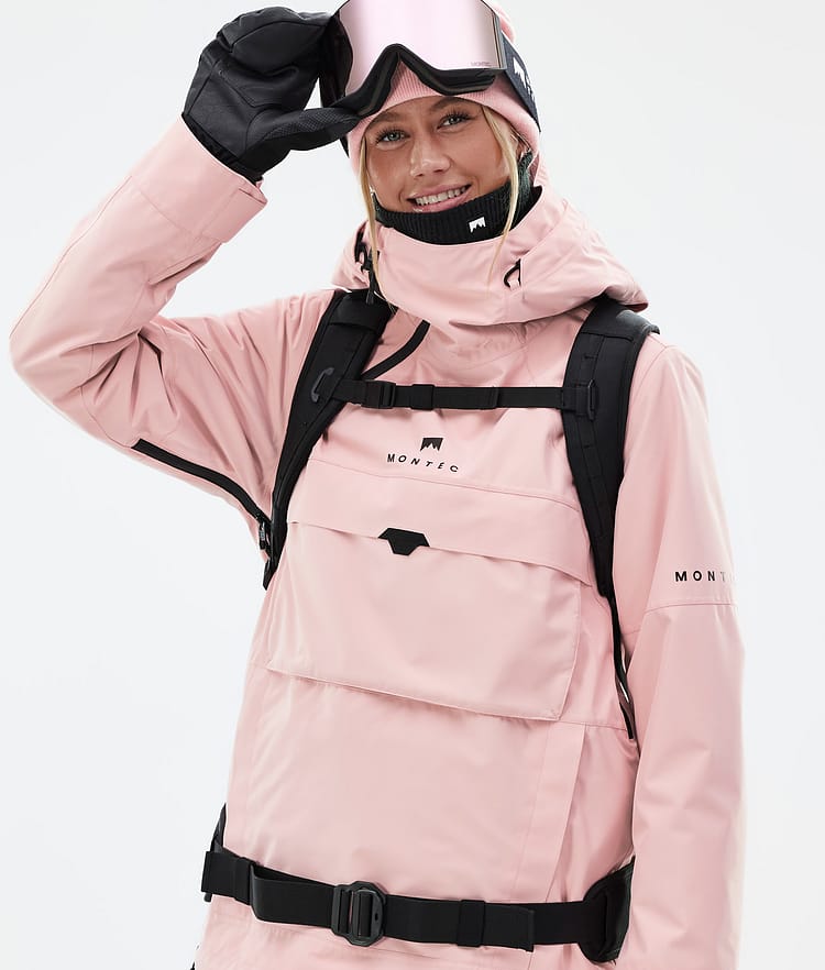 Montec Dune W Snowboardjakke Dame Soft Pink