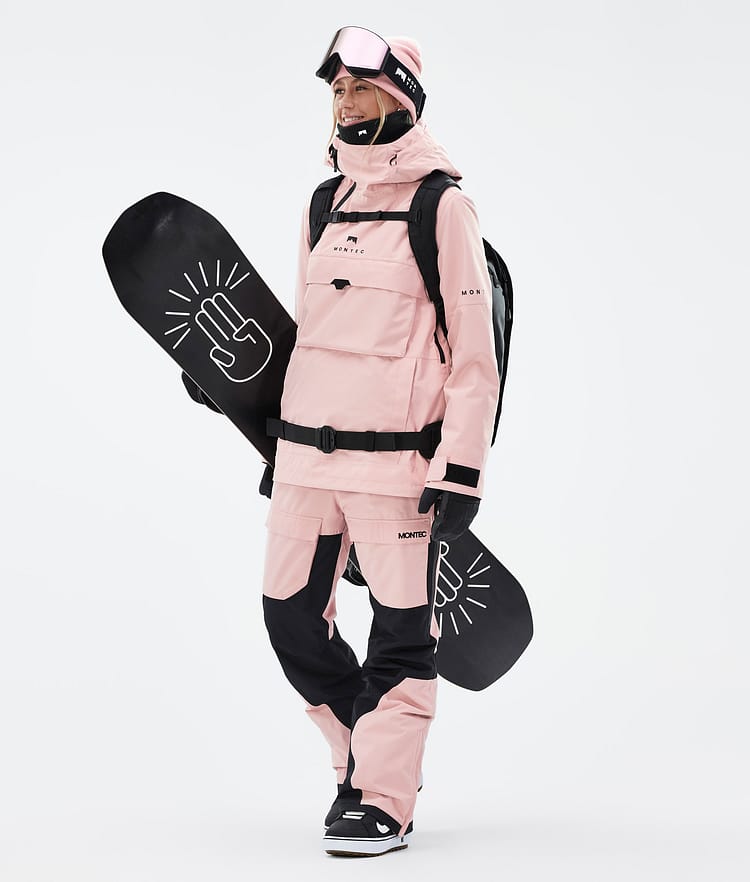 Montec Dune W Snowboardjakke Dame Soft Pink