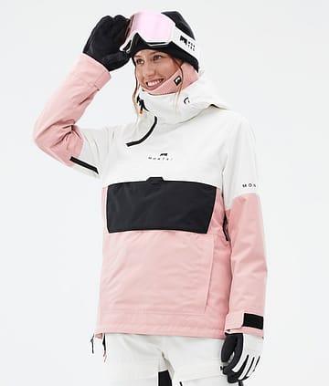 Montec Dune W Snowboardjakke Old White/Black/Soft Pink