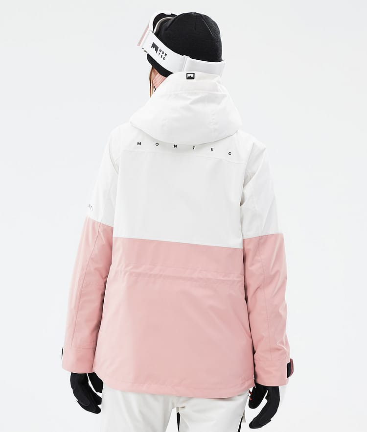 Montec Dune W Snowboardjakke Dame Old White/Black/Soft Pink Renewed, Bilde 7 av 9