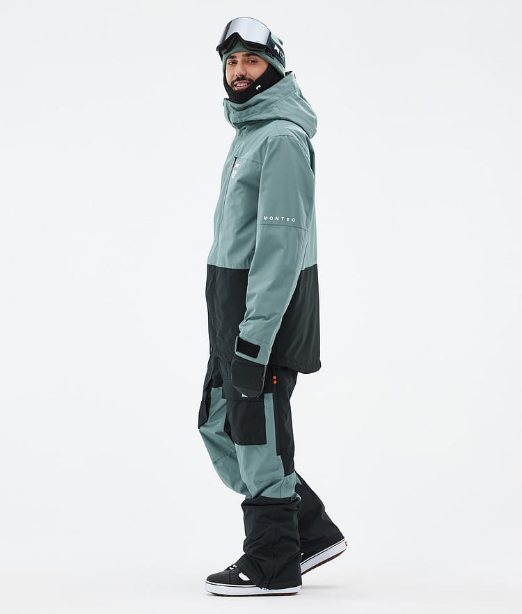 Montec Fawk Snowboardjakke Herre Atlantic/Black Renewed, Bilde 4 av 10