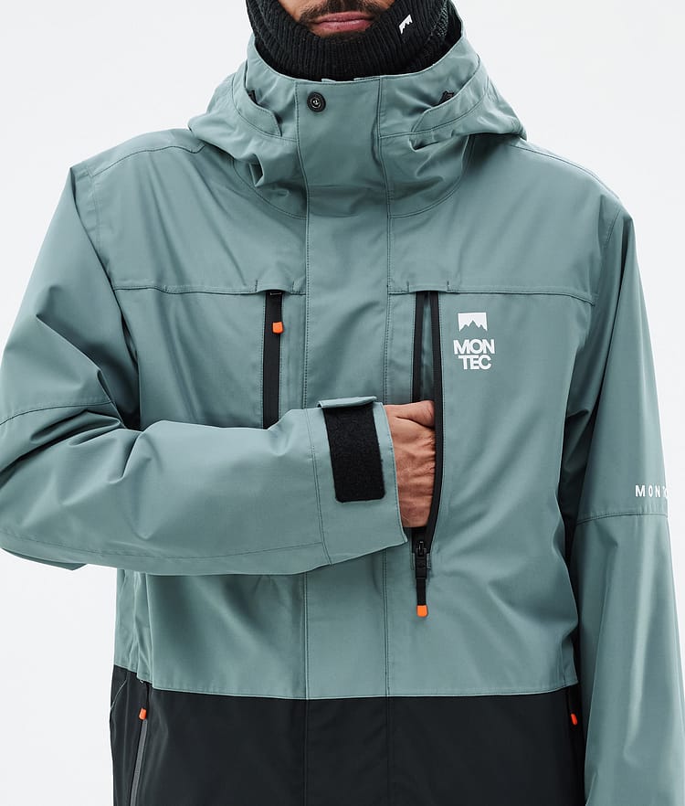 Montec Fawk Snowboardjakke Herre Atlantic/Black Renewed, Bilde 9 av 10
