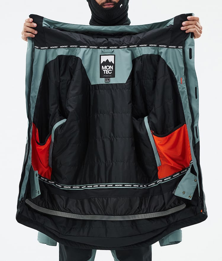 Montec Fawk Snowboardjakke Herre Atlantic/Black Renewed, Bilde 10 av 10