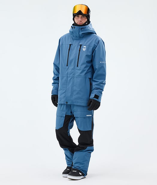 Montec Fawk Snowboardoutfit Blue Steel/Black