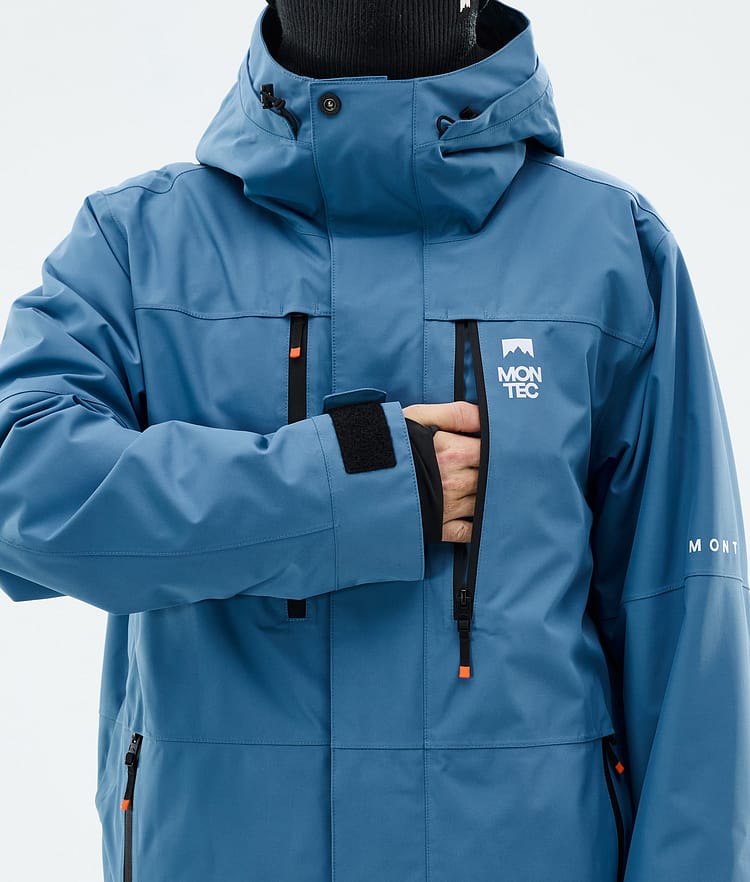 Montec Fawk Snowboardjakke Herre Blue Steel, Bilde 10 av 11