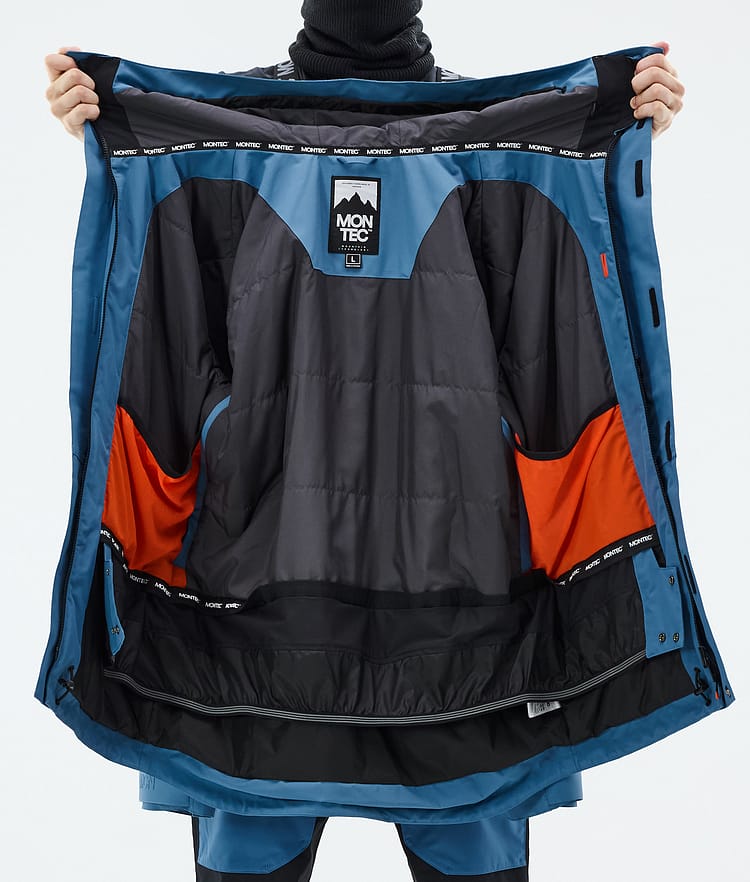 Montec Fawk Snowboardjakke Herre Blue Steel, Bilde 11 av 11