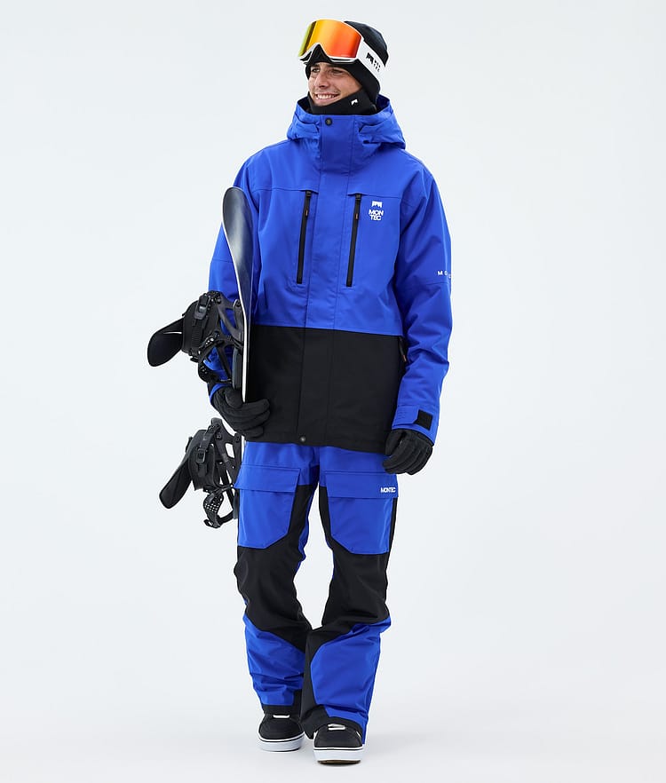 Montec Fawk Snowboardjakke Herre Cobalt Blue/Black, Bilde 2 av 9