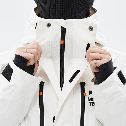 Glidelås foran med doble klaffer Hovedproduktdetaljbilde,