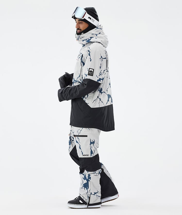 Montec Arch Snowboardjakke Herre Ice/Black Renewed, Bilde 4 av 10