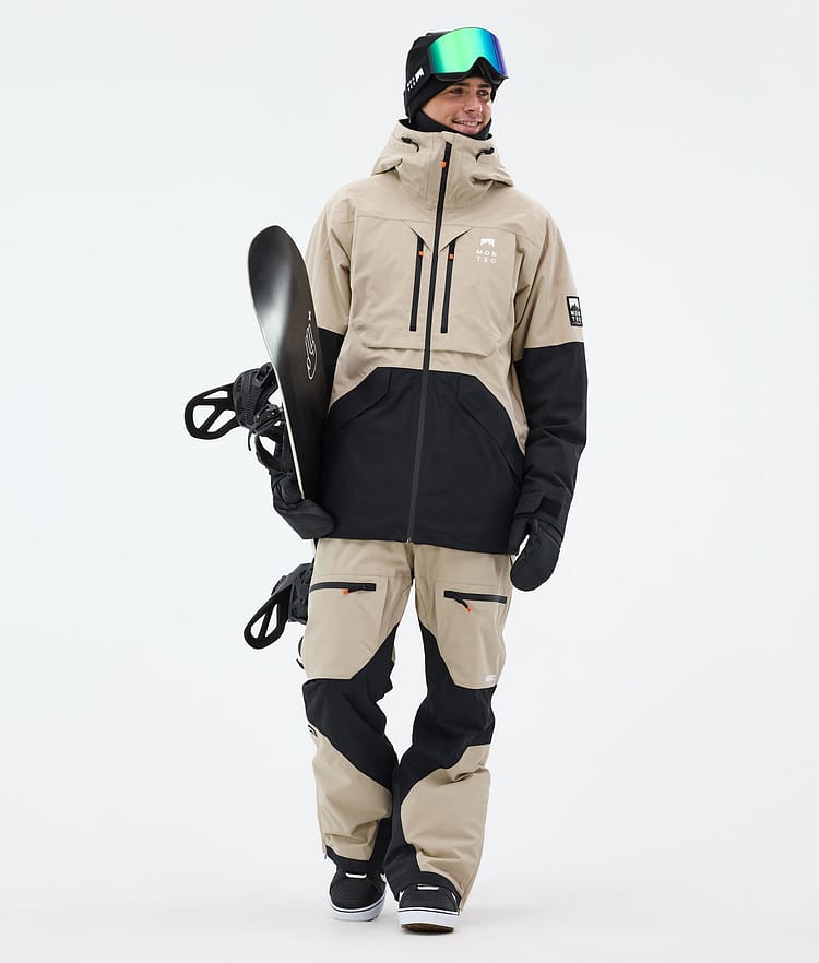 Montec Arch Snowboardjakke Herre Sand/Black Renewed, Bilde 3 av 10