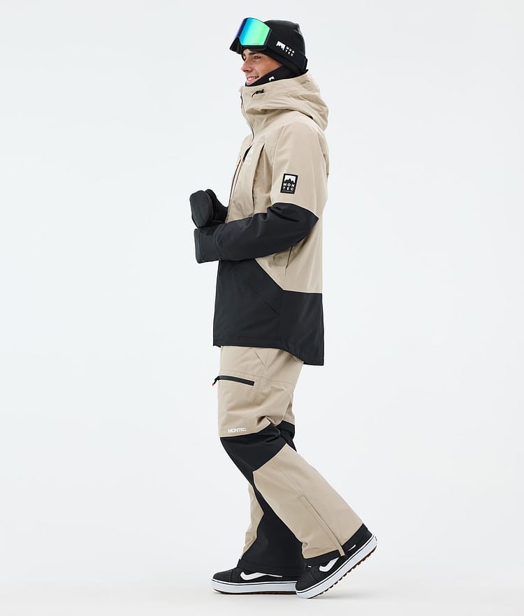 Montec Arch Snowboardjakke Herre Sand/Black Renewed, Bilde 4 av 10