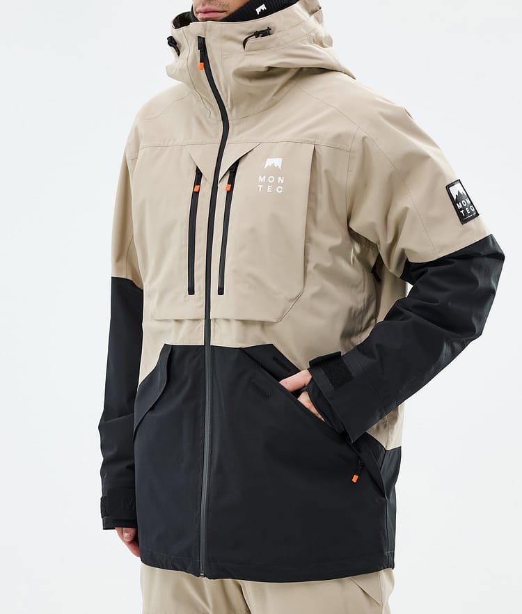 Montec Arch Snowboardjakke Herre Sand/Black Renewed, Bilde 8 av 10
