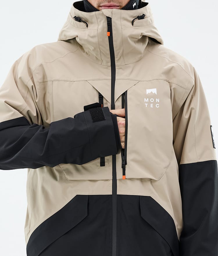Montec Arch Snowboardjakke Herre Sand/Black Renewed, Bilde 9 av 10