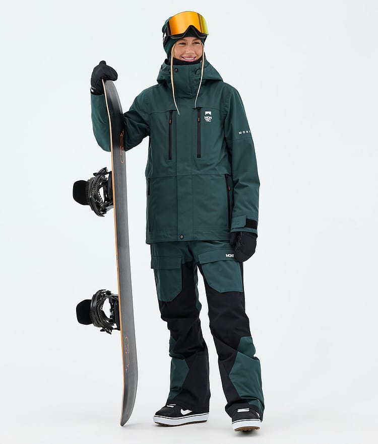 Montec Fawk W Snowboardjakke Dame Dark Atlantic, Bilde 2 av 9