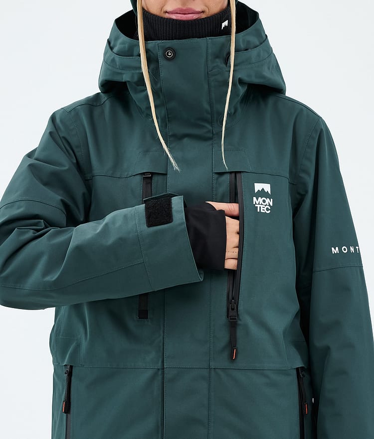 Montec Fawk W Skijakke Dame Dark Atlantic, Bilde 8 av 9