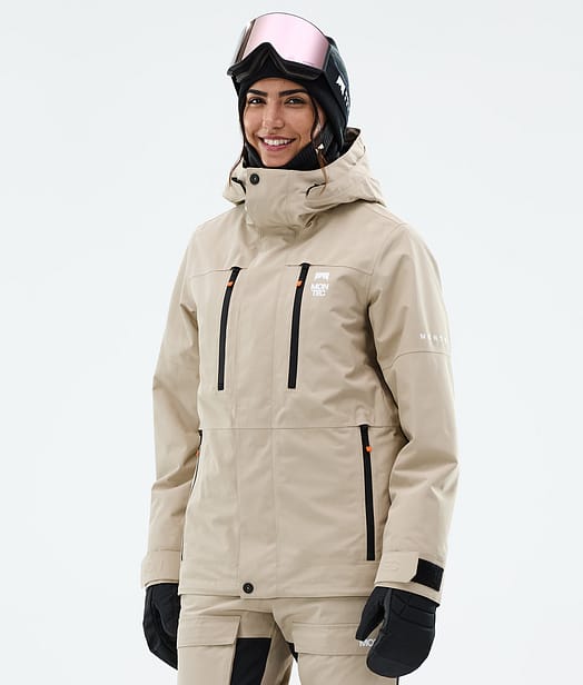 Montec Fawk W Snowboardjakke Dame Sand
