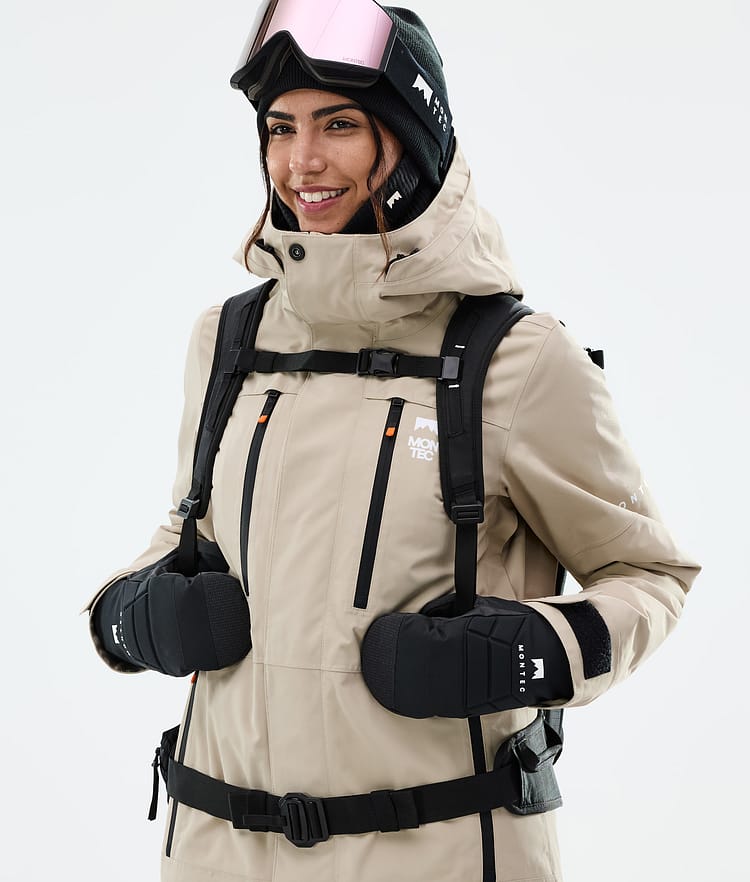 Montec Fawk W Snowboardjakke Dame Sand Renewed, Bilde 2 av 10