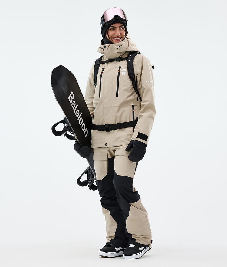 Montec Fawk W Snowboardjakke Dame Sand Renewed, Bilde 3 av 10