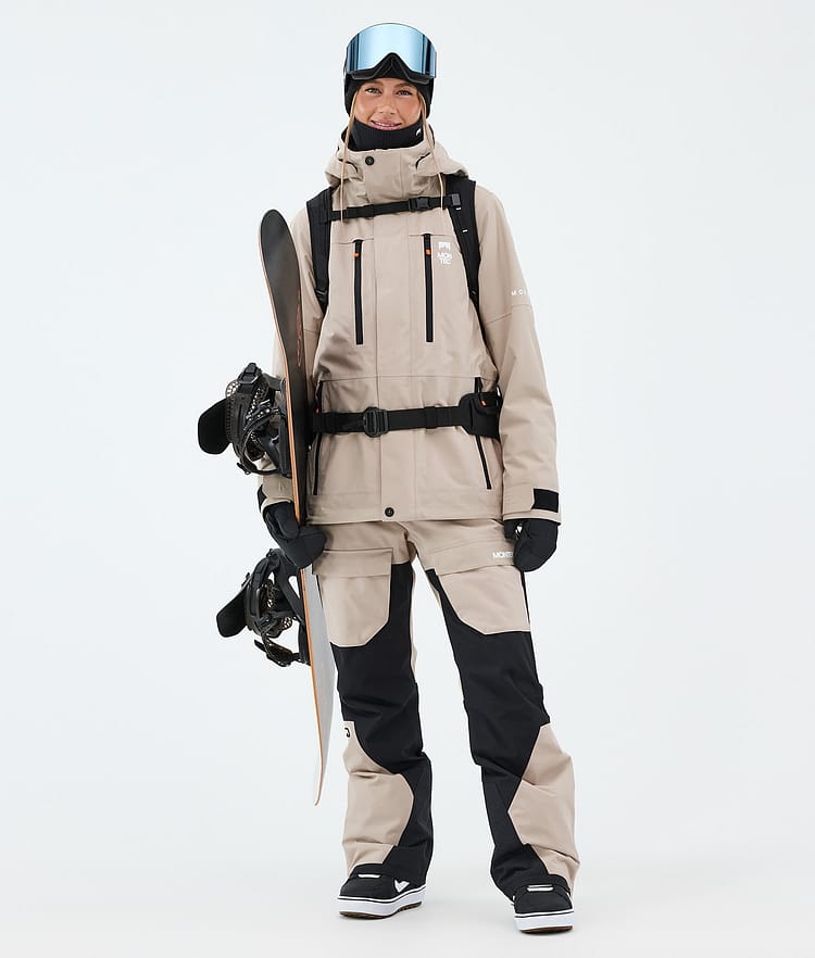 Montec Fawk W Snowboardjakke Dame Sand Renewed, Bilde 2 av 9