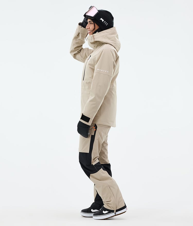 Montec Fawk W Snowboardjakke Dame Sand Renewed, Bilde 4 av 10