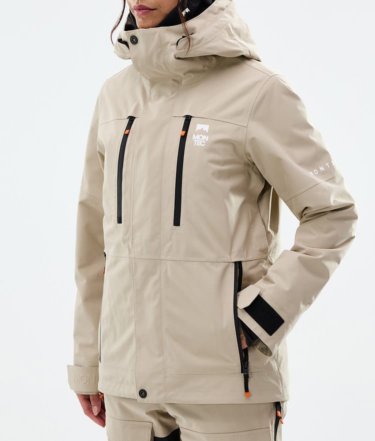 Montec Fawk W Snowboardjakke Dame Sand Renewed, Bilde 8 av 10