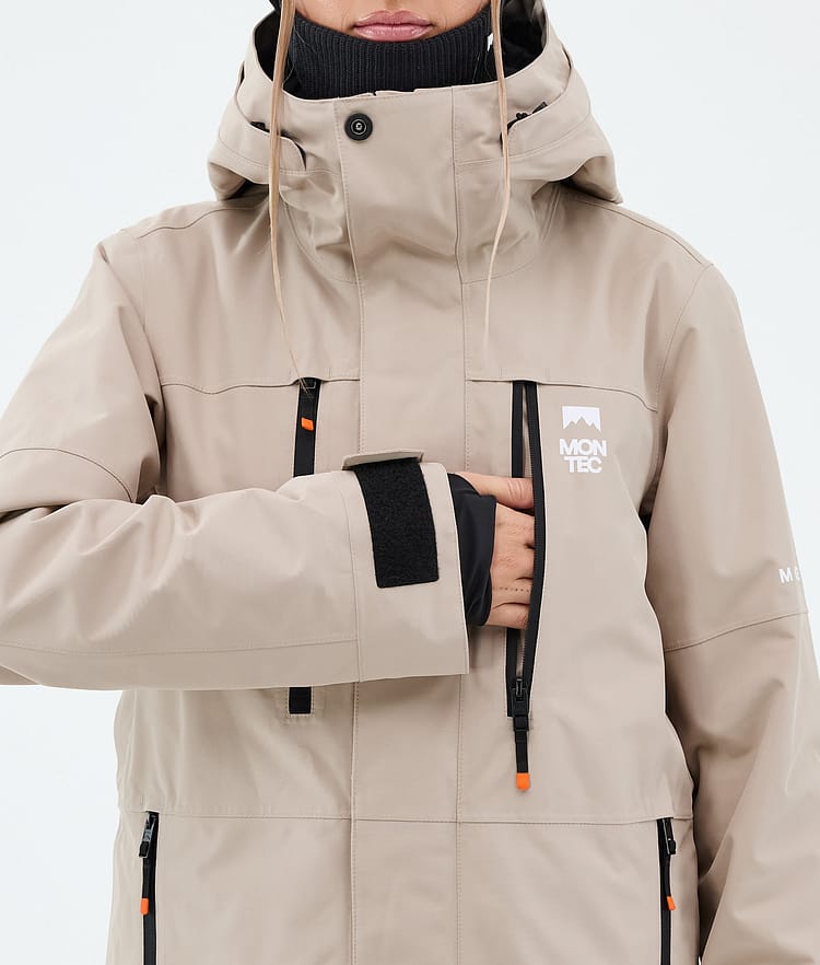 Montec Fawk W Snowboardjakke Dame Sand Renewed, Bilde 8 av 9