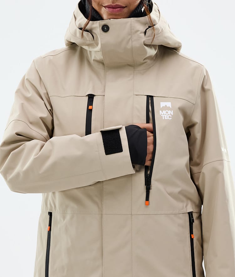Montec Fawk W Snowboardjakke Dame Sand Renewed, Bilde 9 av 10