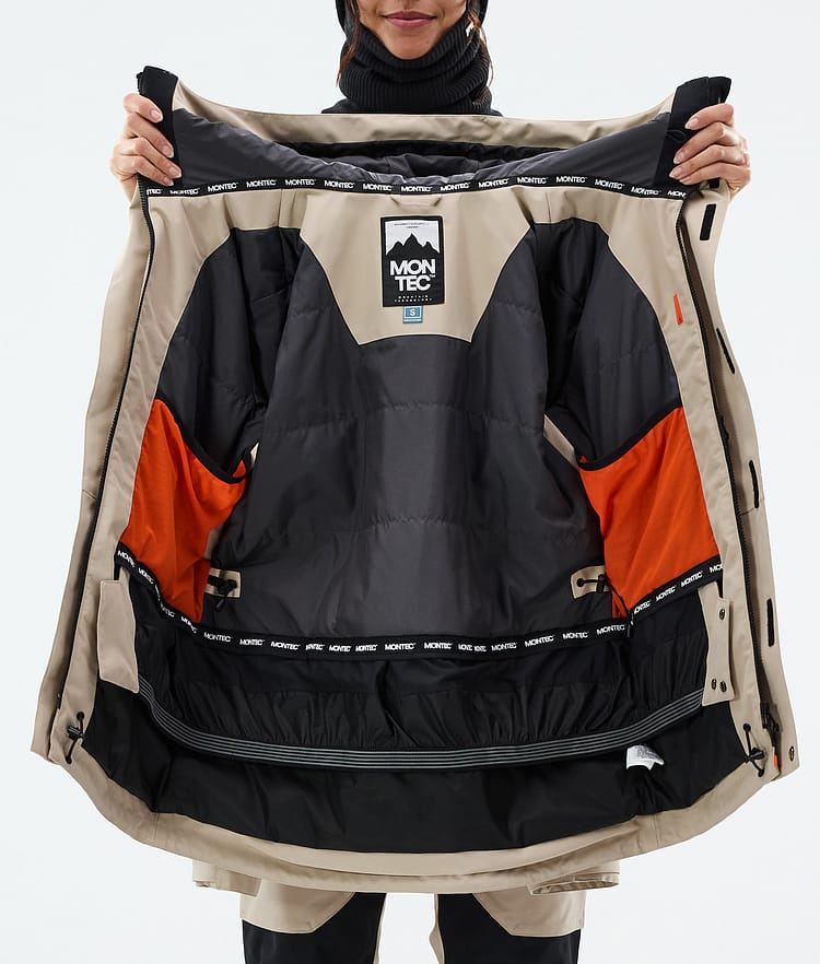 Montec Fawk W Snowboardjakke Dame Sand Renewed, Bilde 10 av 10