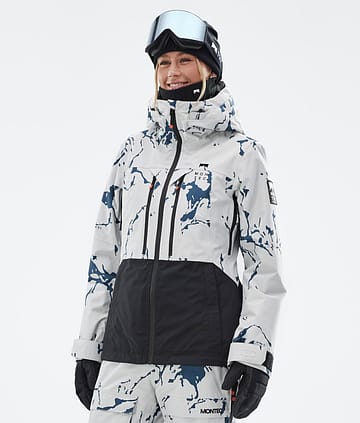 Montec Moss W Snowboardjakke Ice/Black