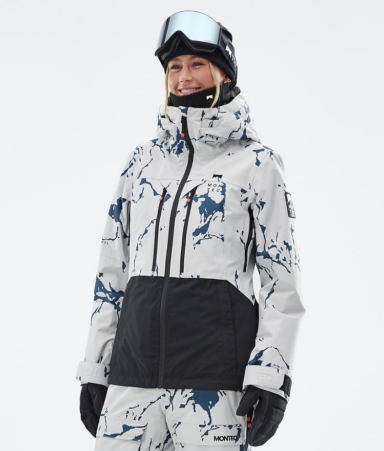 Montec Moss W Snowboardjakke Dame Ice/Black, Bilde 1 av 10