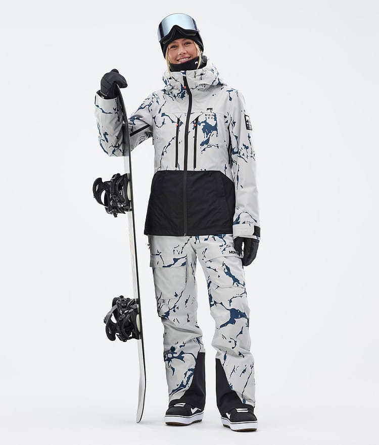 Montec Moss W Snowboardjakke Dame Ice/Black, Bilde 3 av 10