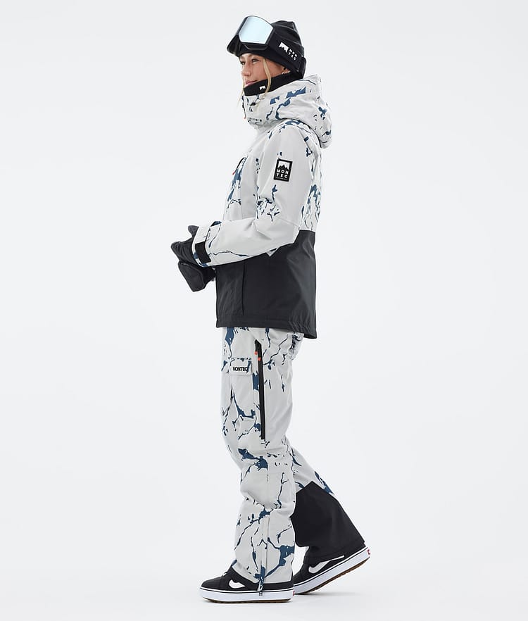 Montec Moss W Snowboardjakke Dame Ice/Black, Bilde 4 av 10