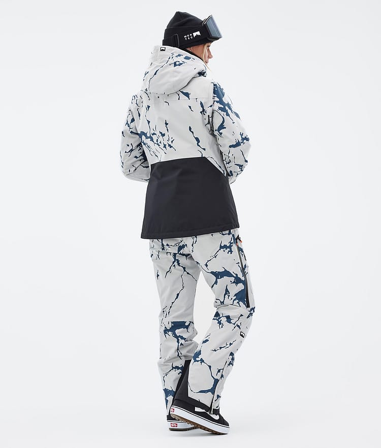 Montec Moss W Snowboardjakke Dame Ice/Black, Bilde 5 av 10