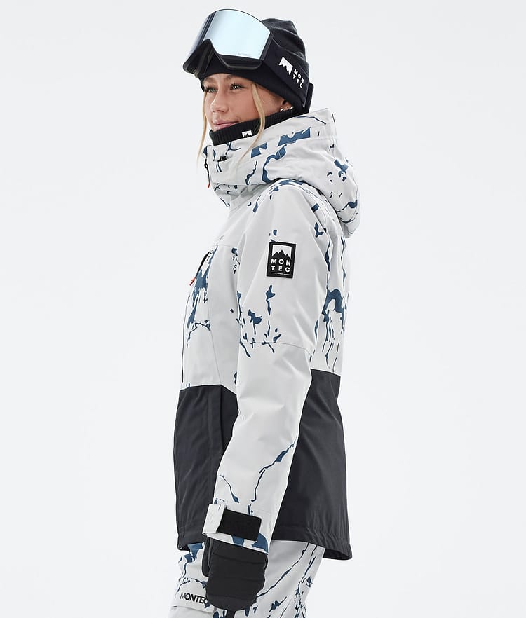 Montec Moss W Snowboardjakke Dame Ice/Black, Bilde 6 av 10