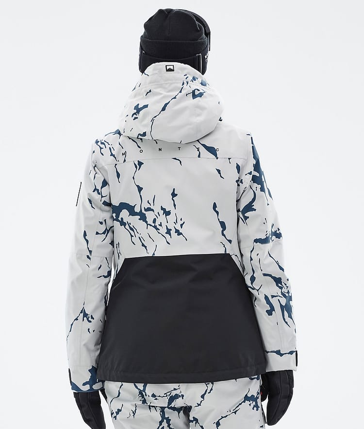 Montec Moss W Snowboardjakke Dame Ice/Black, Bilde 7 av 10