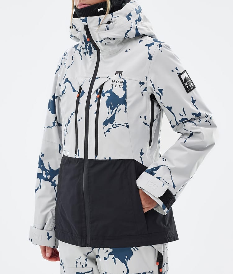 Montec Moss W Snowboardjakke Dame Ice/Black, Bilde 8 av 10