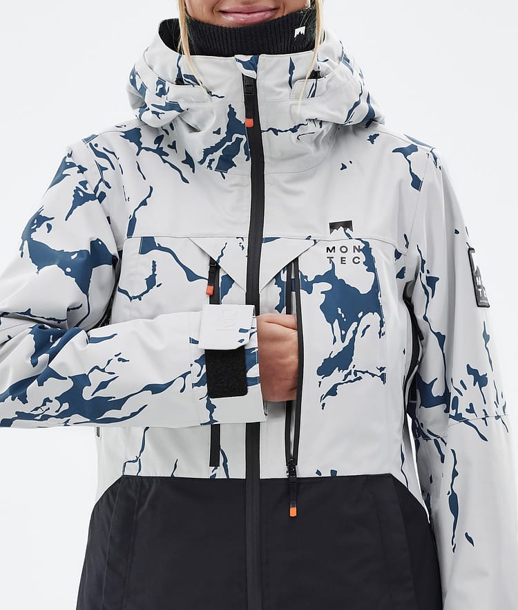 Montec Moss W Snowboardjakke Dame Ice/Black, Bilde 9 av 10