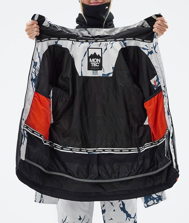 Montec Moss W Snowboardjakke Dame Ice/Black, Bilde 10 av 10