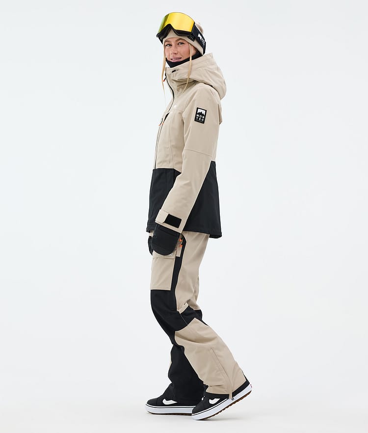 Montec Moss W Snowboardjakke Dame Sand/Black Renewed, Bilde 4 av 10