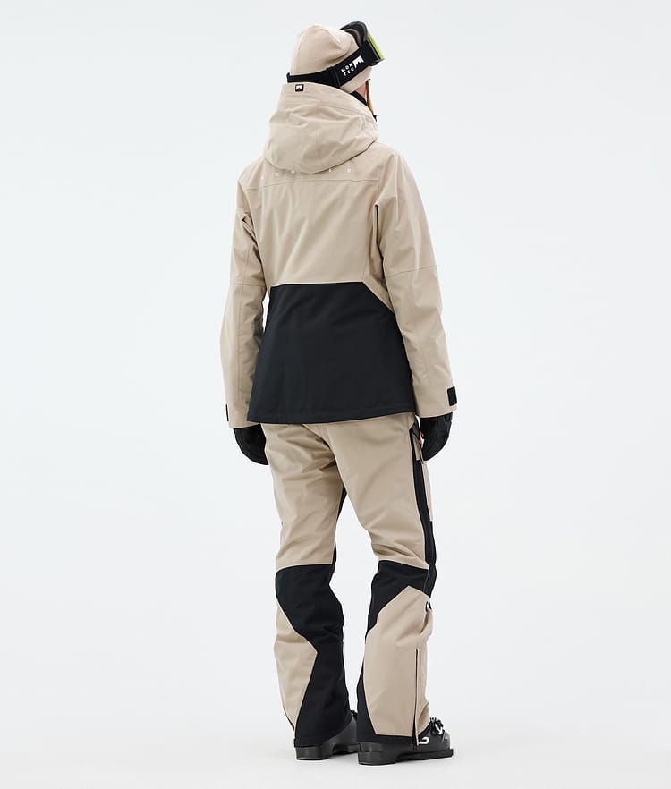 Montec Moss W Skijakke Dame Sand/Black, Bilde 5 av 10