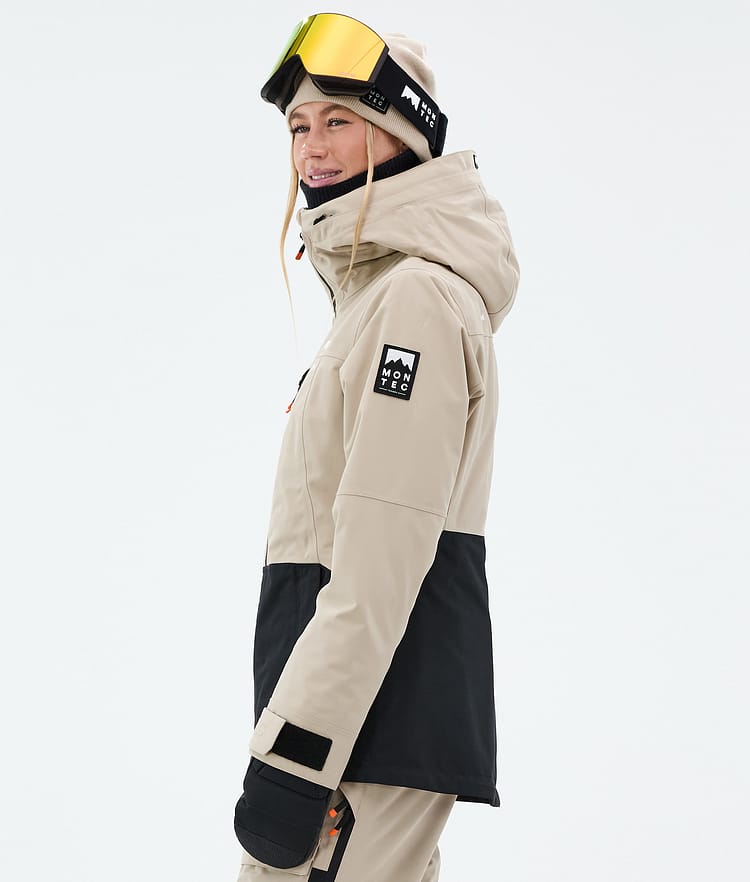 Montec Moss W Snowboardjakke Dame Sand/Black Renewed, Bilde 6 av 10