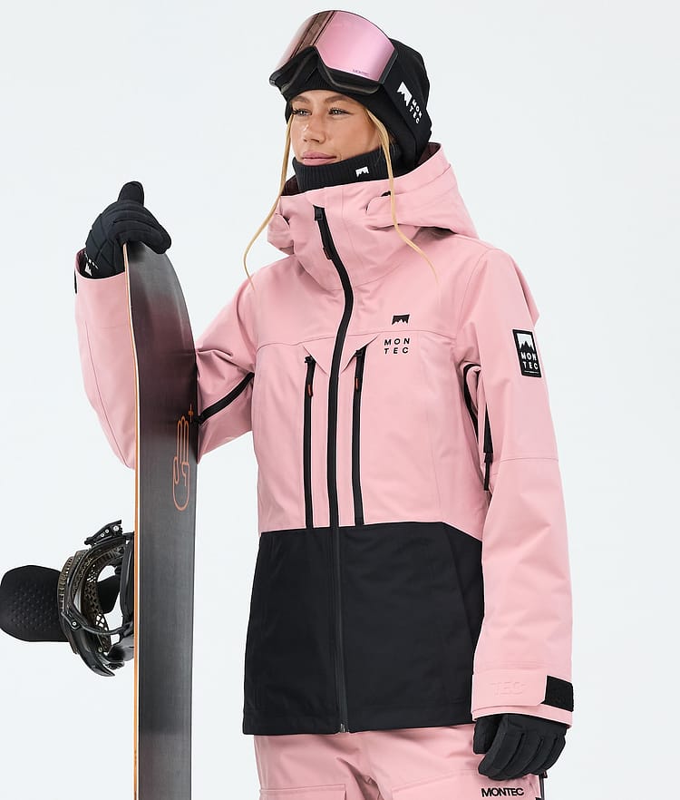 Montec Moss W Snowboardjakke Dame Soft Pink/Black, Bilde 1 av 9