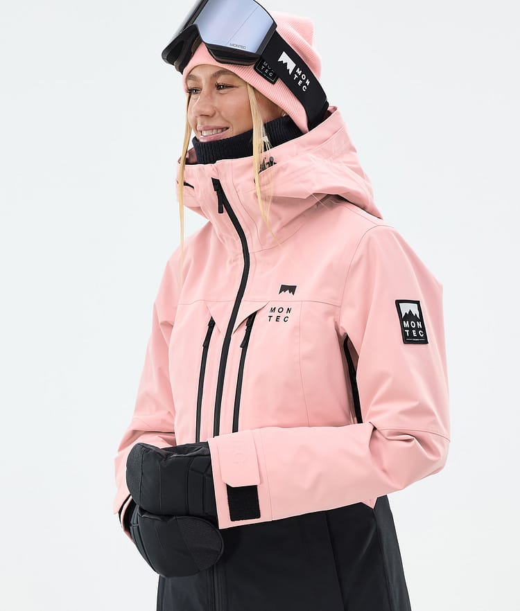 Montec Moss W Snowboardjakke Dame Soft Pink/Black Renewed, Bilde 2 av 10